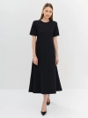 Трикотажное платье-миди А-силуэта