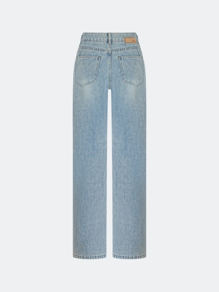 Свободные джинсы с деликатной варкой