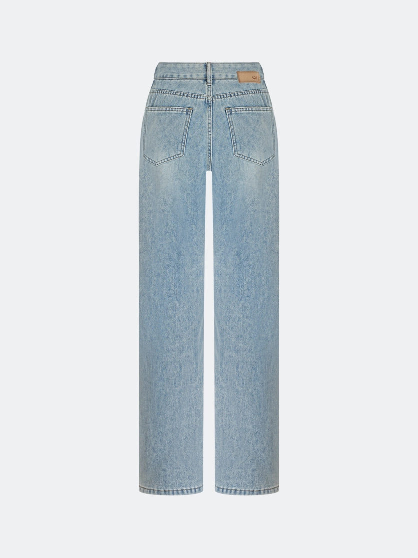 Свободные джинсы с деликатной варкой