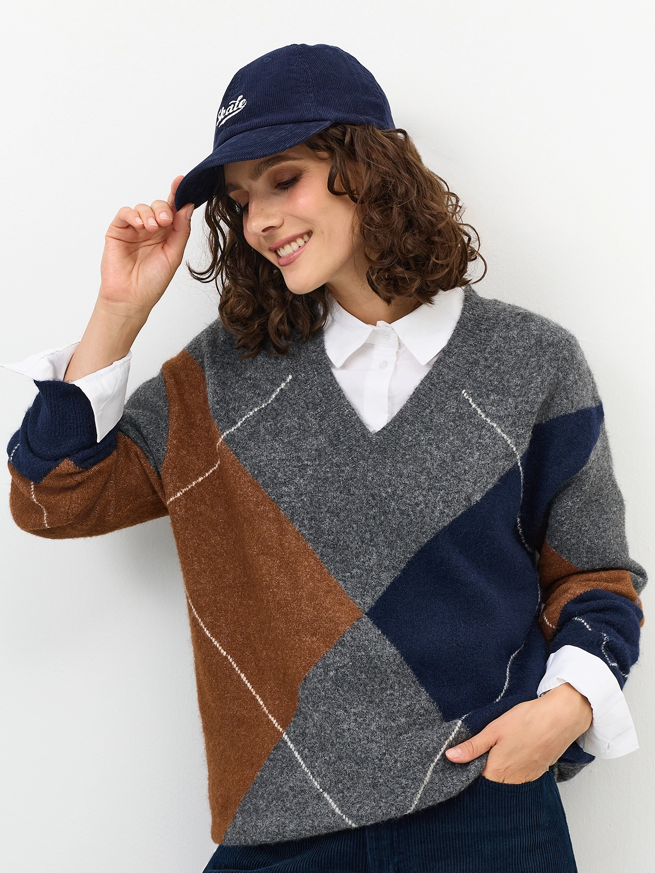 Свитер с узором аргайл SAVAGE