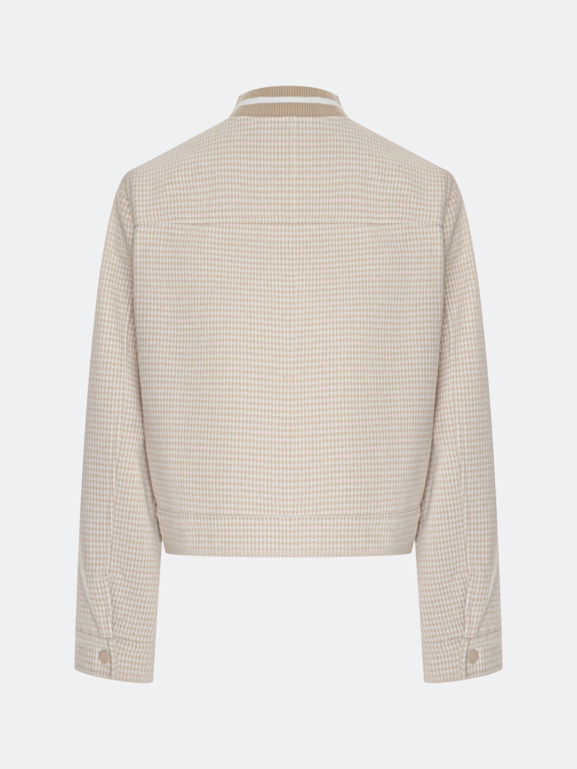 Бомбер с принтом "Pied-de-poule"