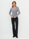 Джемпер slim fit с деликатным люрексом