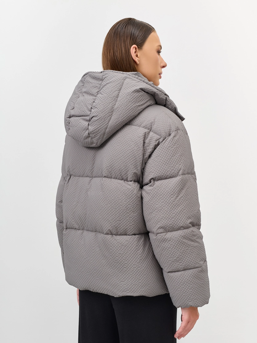 Куртка Oversize из фактурной ткани