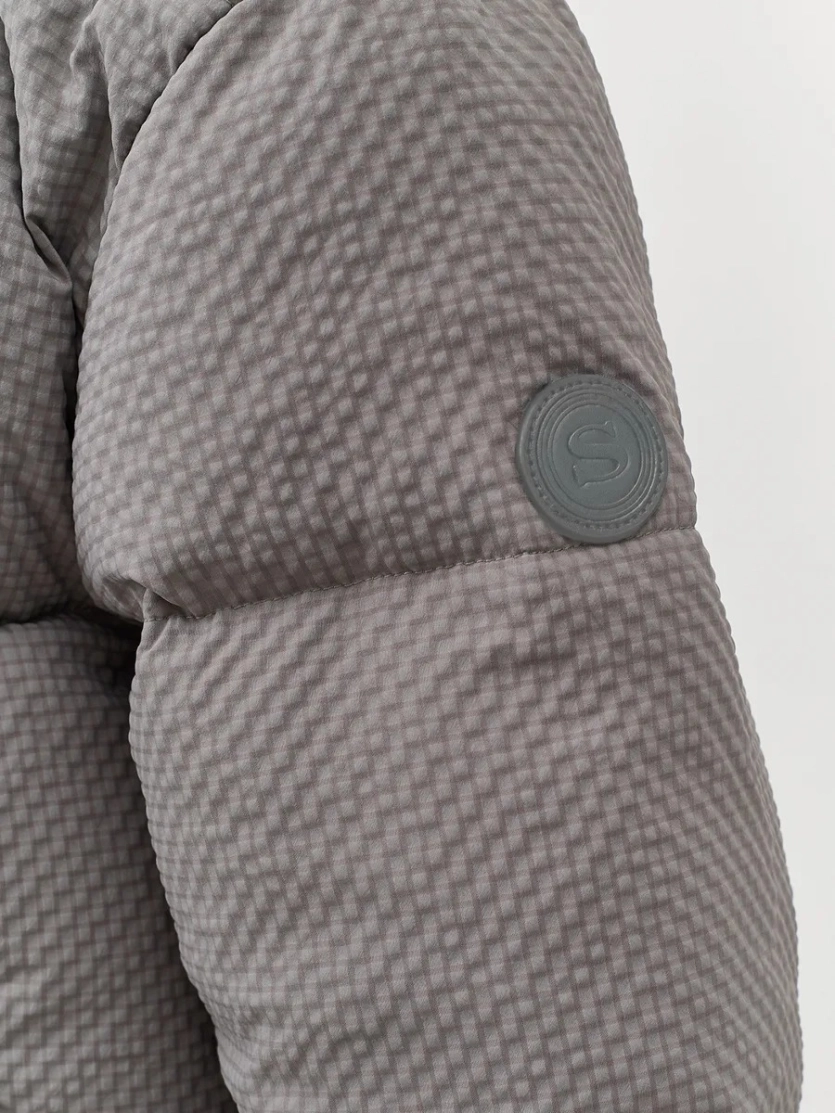 Куртка Oversize из фактурной ткани