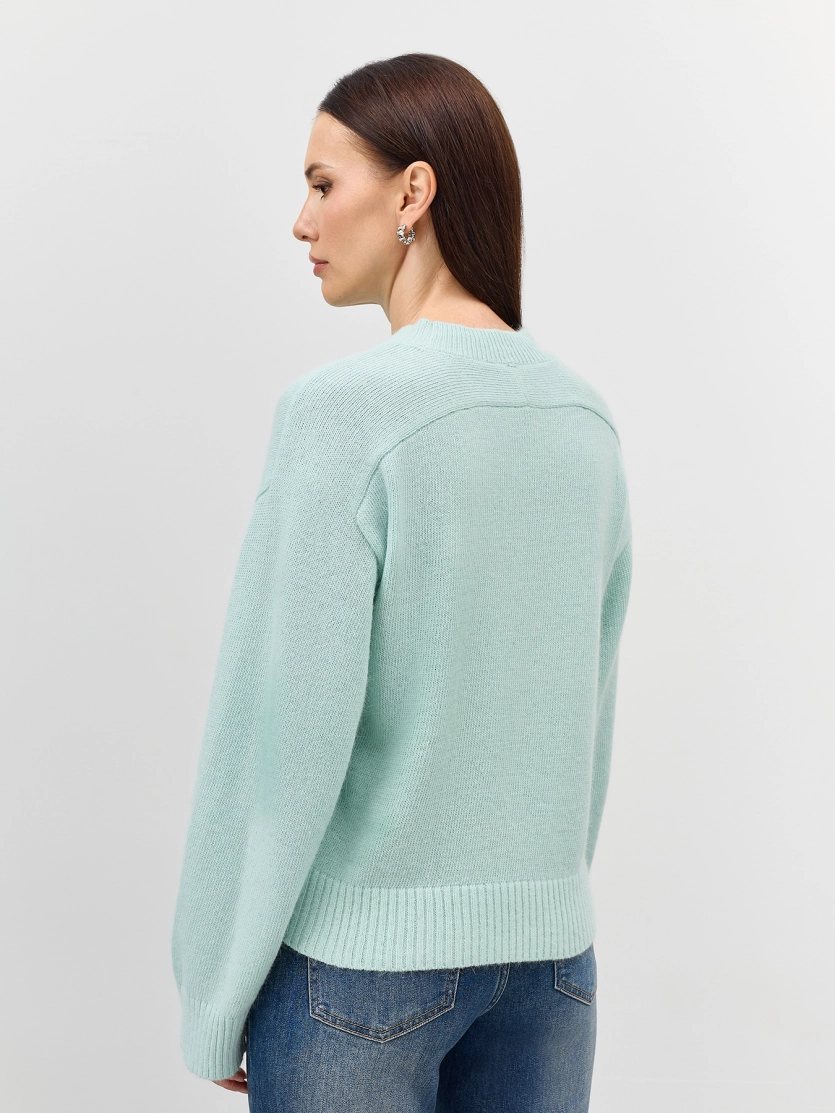 Пушистый джемпер с ангорой