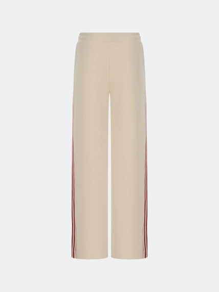 Трикотажные брюки с контрастными лампасами