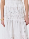 Ажурная юбка из хлопкового шитья