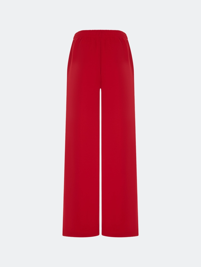 Яркие трикотажные брюки 