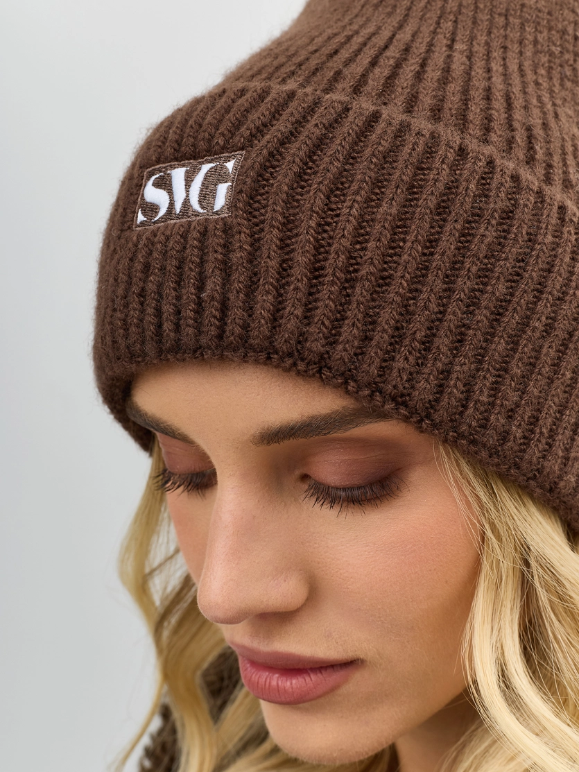 Шапка бини с лого