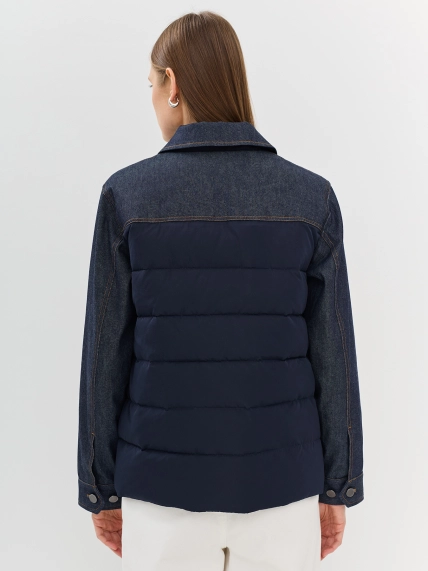 Комбинированная куртка рубашка