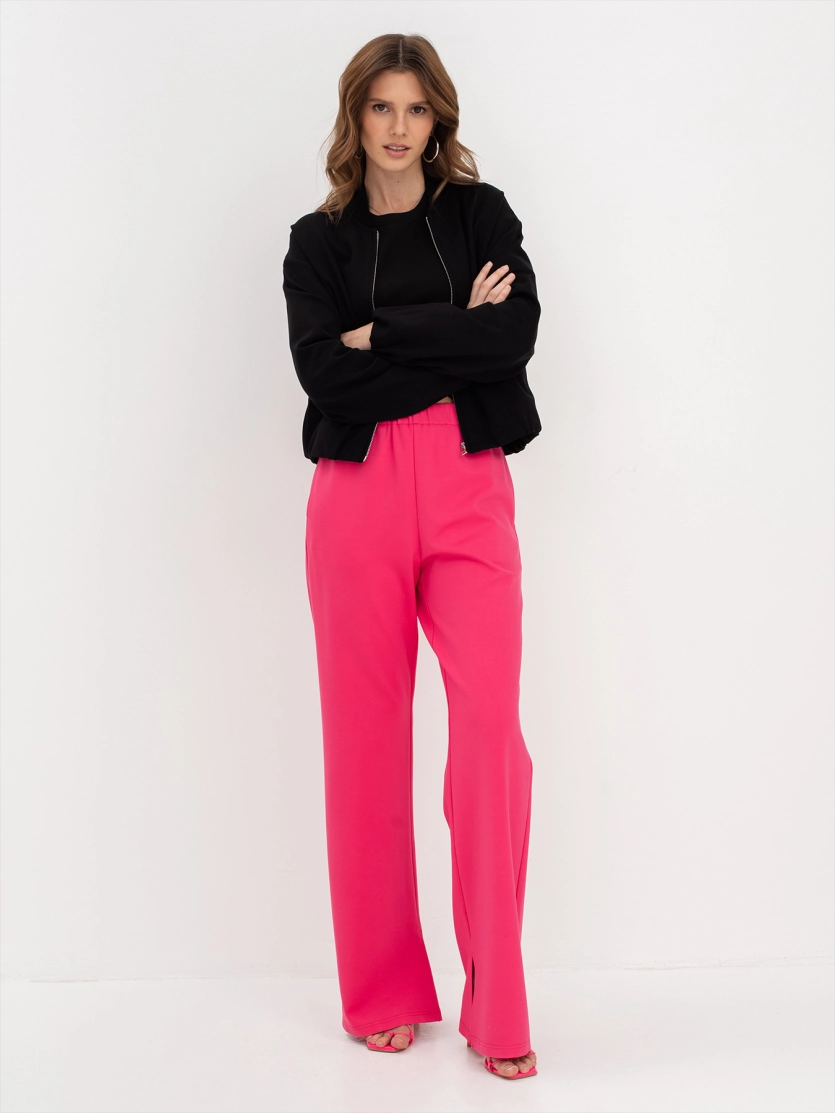 Брюки WIDE LEG из трикотажа