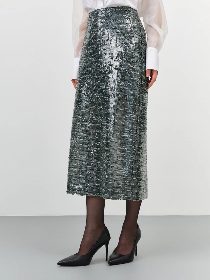 Мерцающая юбка с пайетками