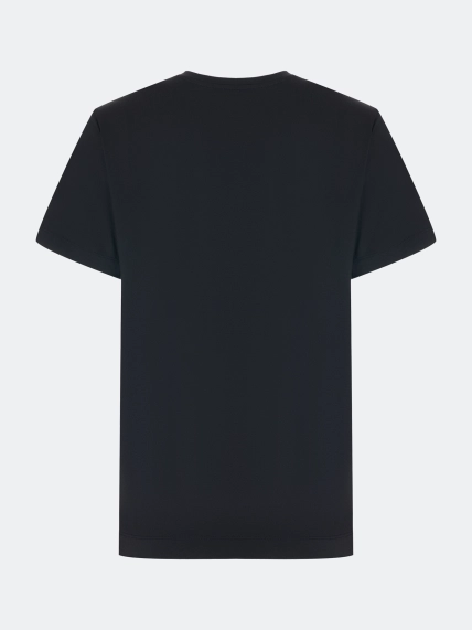 Футболка с искрящимися стразами