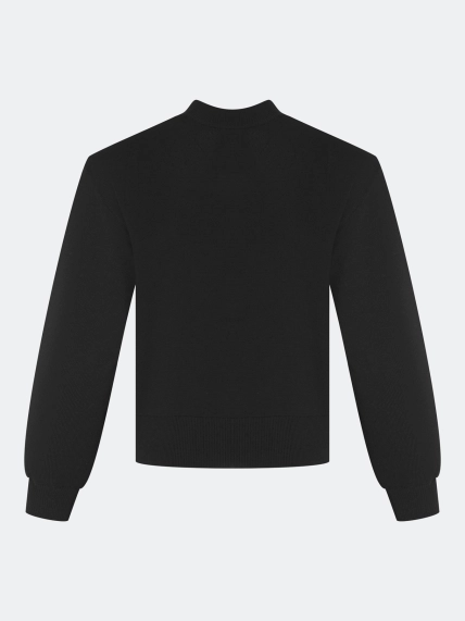 Вязаный бомбер 