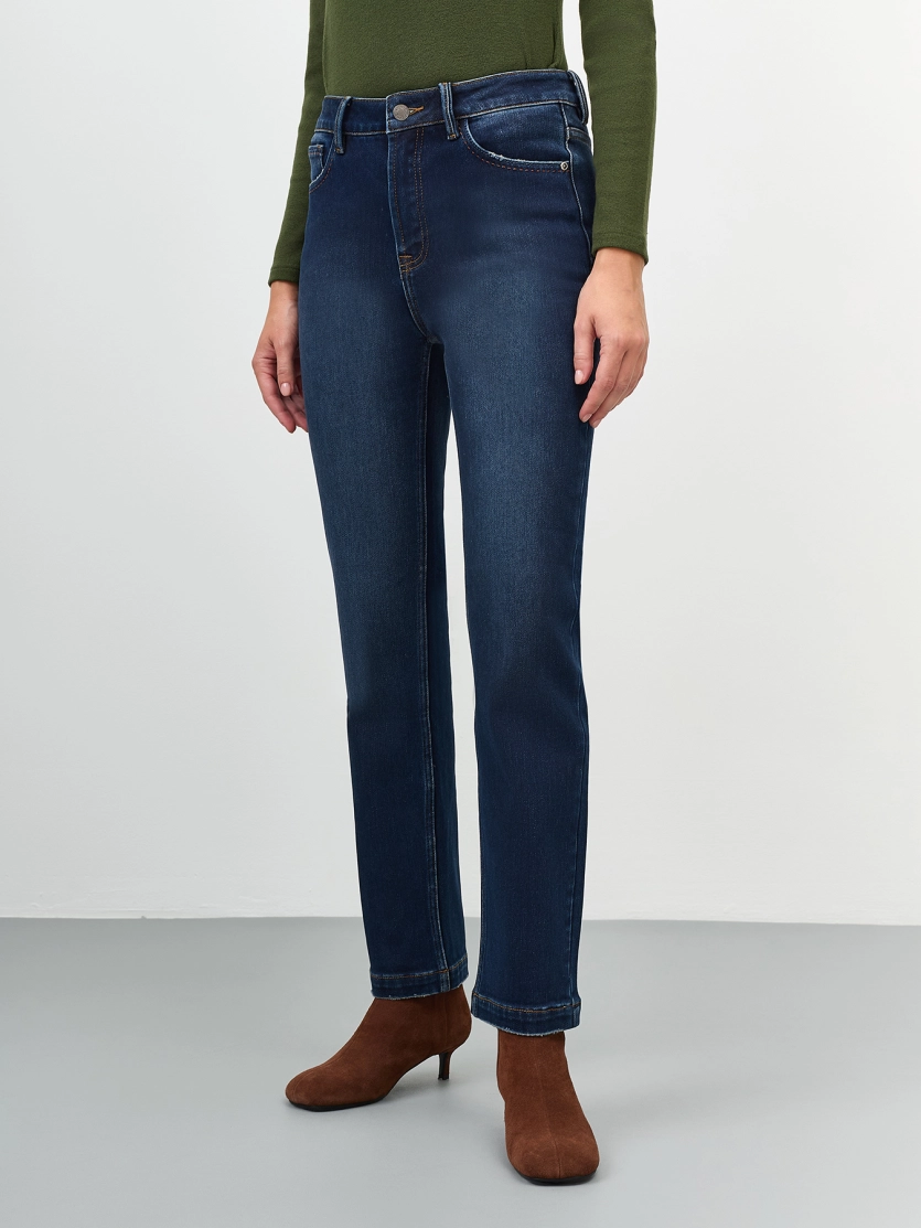 Утепленные джинсы с деликатной варкой