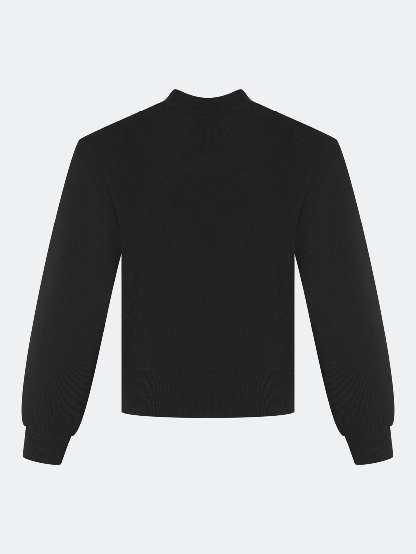 Вязаный бомбер 