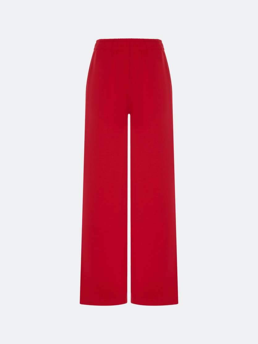 Яркие трикотажные брюки 