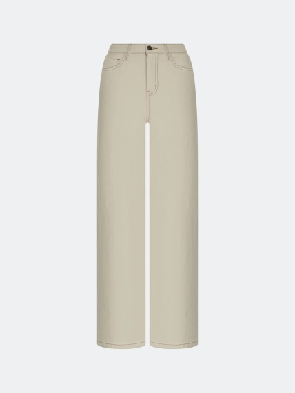 Светлые  джинсы из фактурного денима