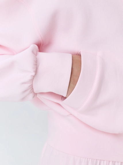 Укороченное худи на молнии