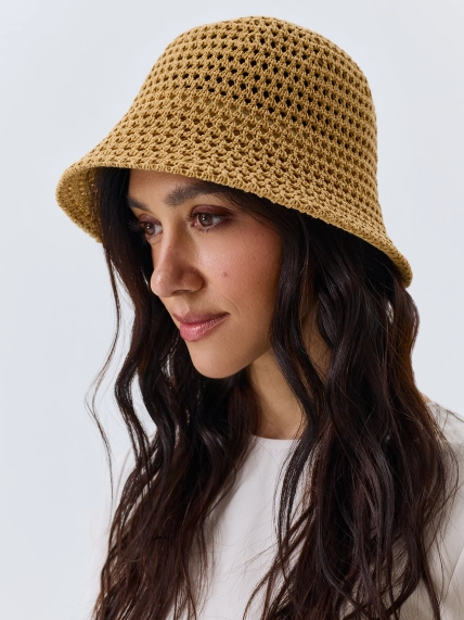 Пляжная ажурная панама 