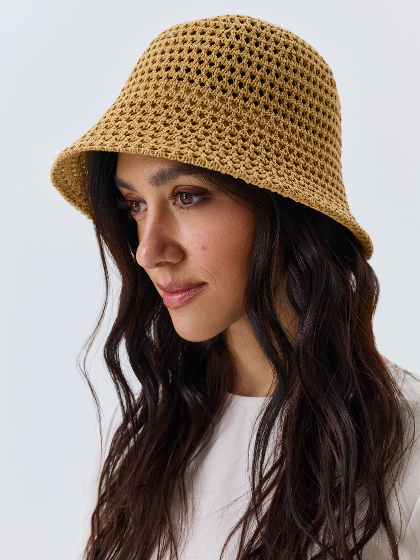 Пляжная ажурная панама 
