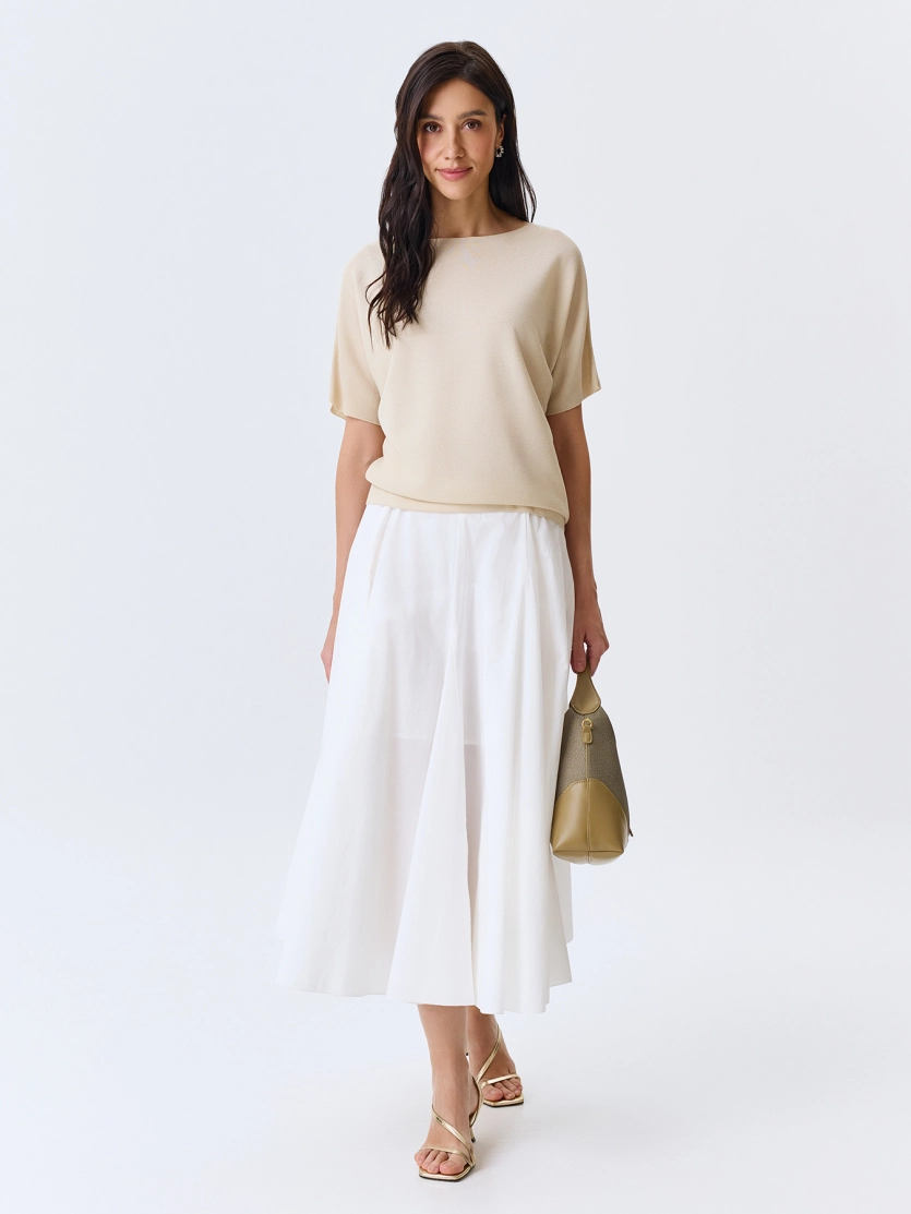 Вязаный джемпер из вискозы 