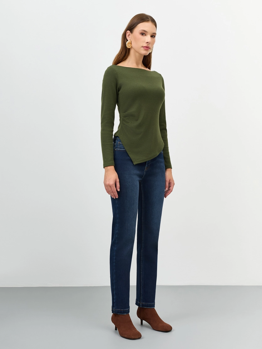 Утепленные джинсы с деликатной варкой