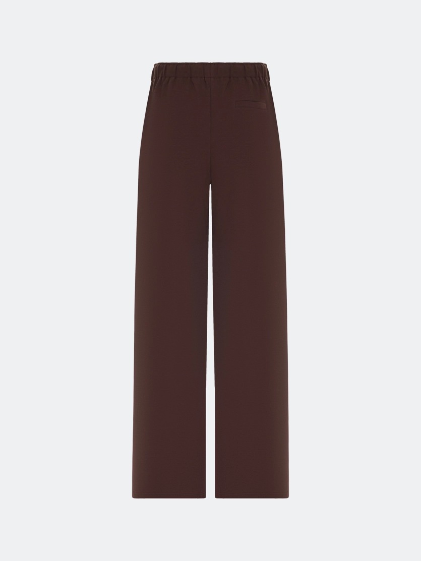 Широкие брюки багги со складками