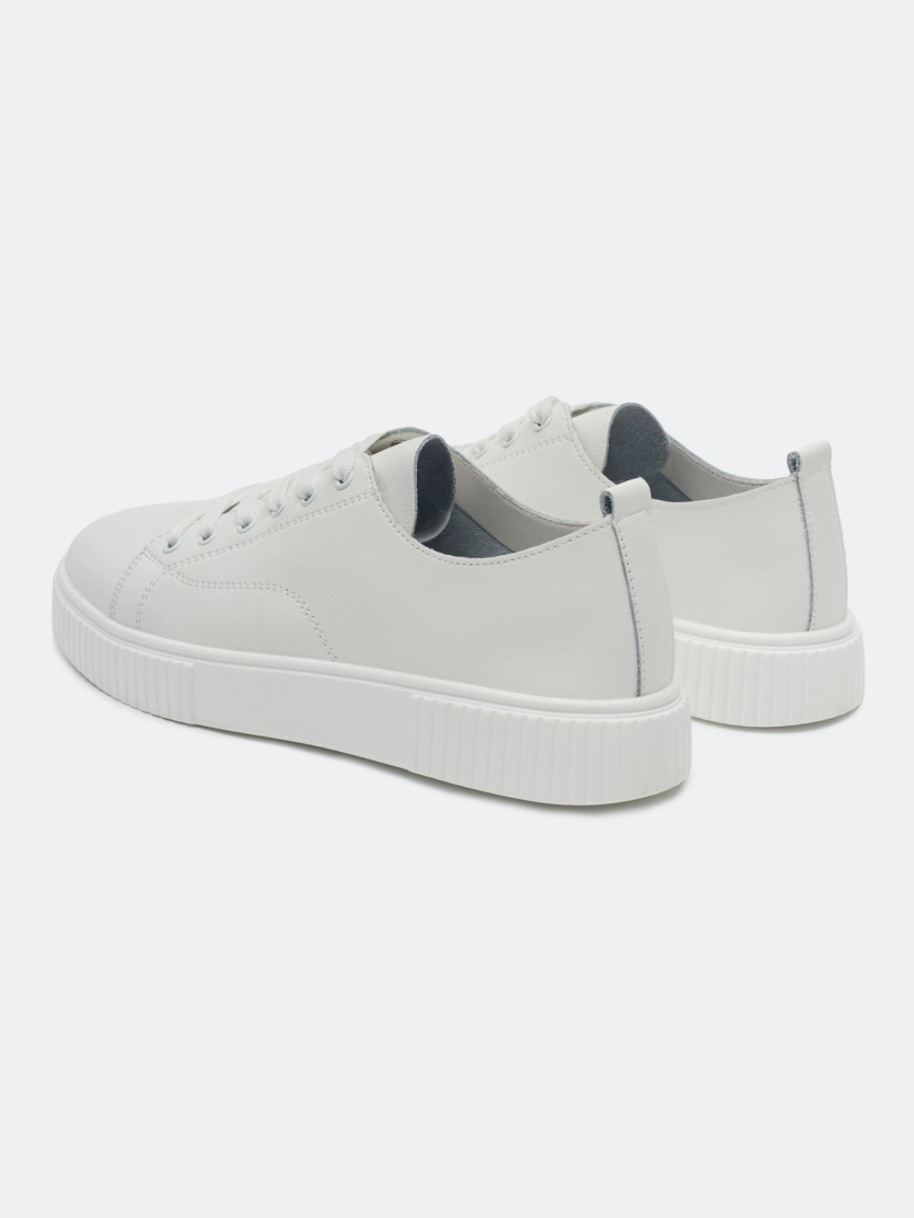 Базовые кеды из натуральной кожи