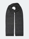 Графитовый шарф из смесовой вискозы