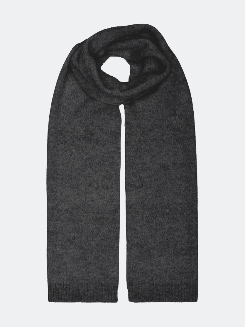 Графитовый шарф из смесовой вискозы
