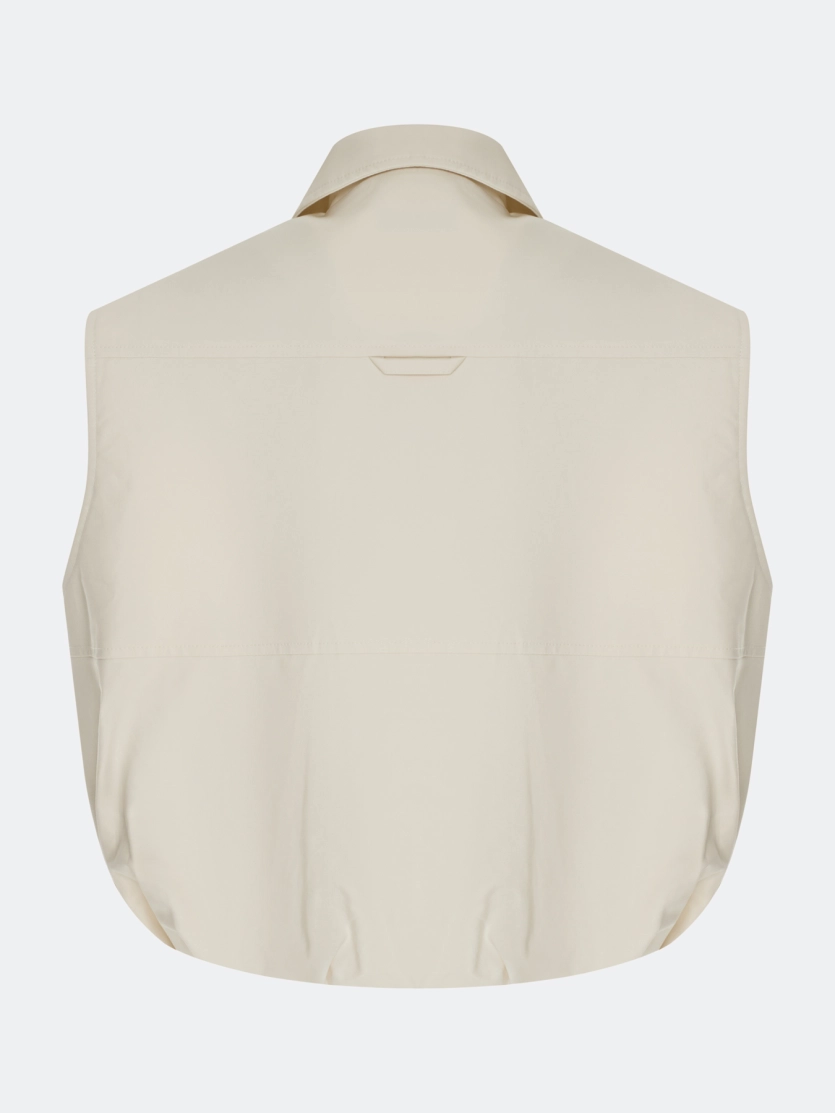 Свободный жилет из 100% хлопка