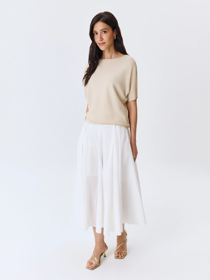 Вязаный джемпер из вискозы 