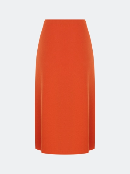 Вязаная юбка миди