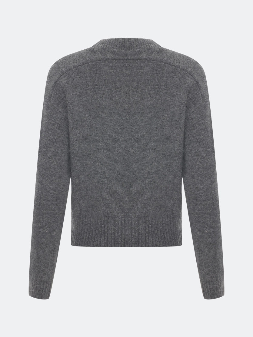 Пушистый джемпер с ангорой