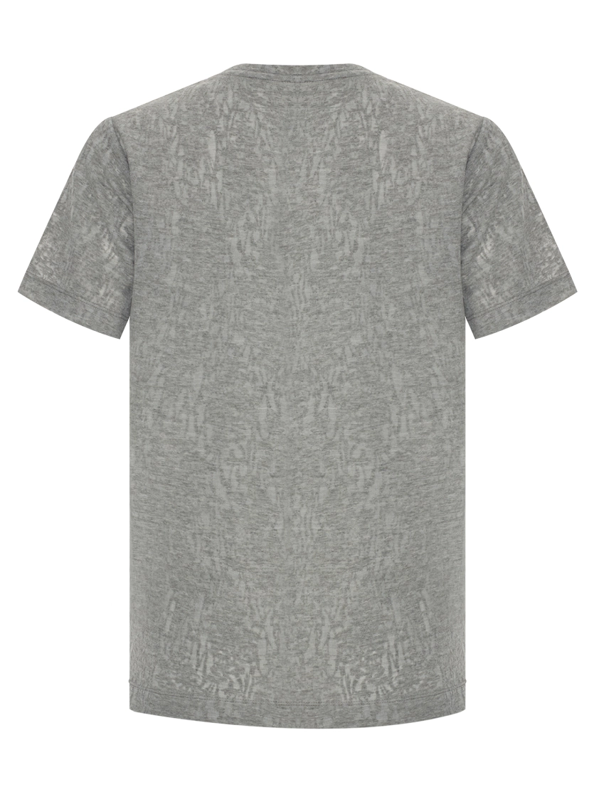 Футболка из фактурного трикотажа