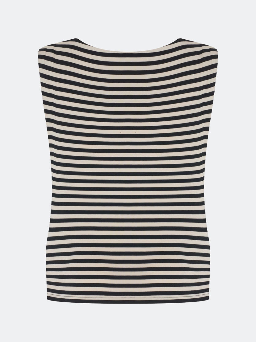 Асимметричный топ в полоску