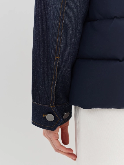 Комбинированная куртка рубашка