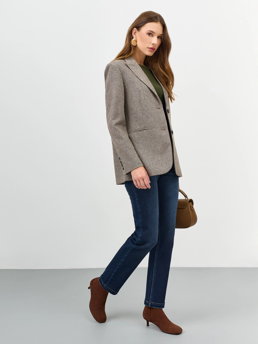 Утепленные джинсы с деликатной варкой