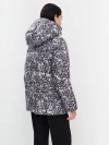 Oversize куртка с абстрактным принтом
