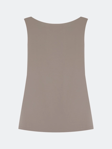 Свободный сатиновый топ