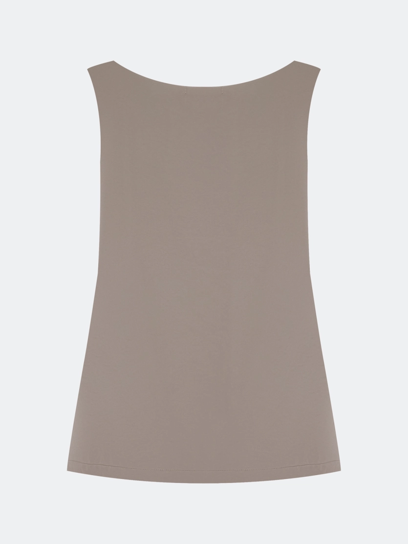 Свободный сатиновый топ