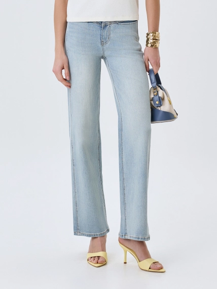 Свободные джинсы с деликатной варкой