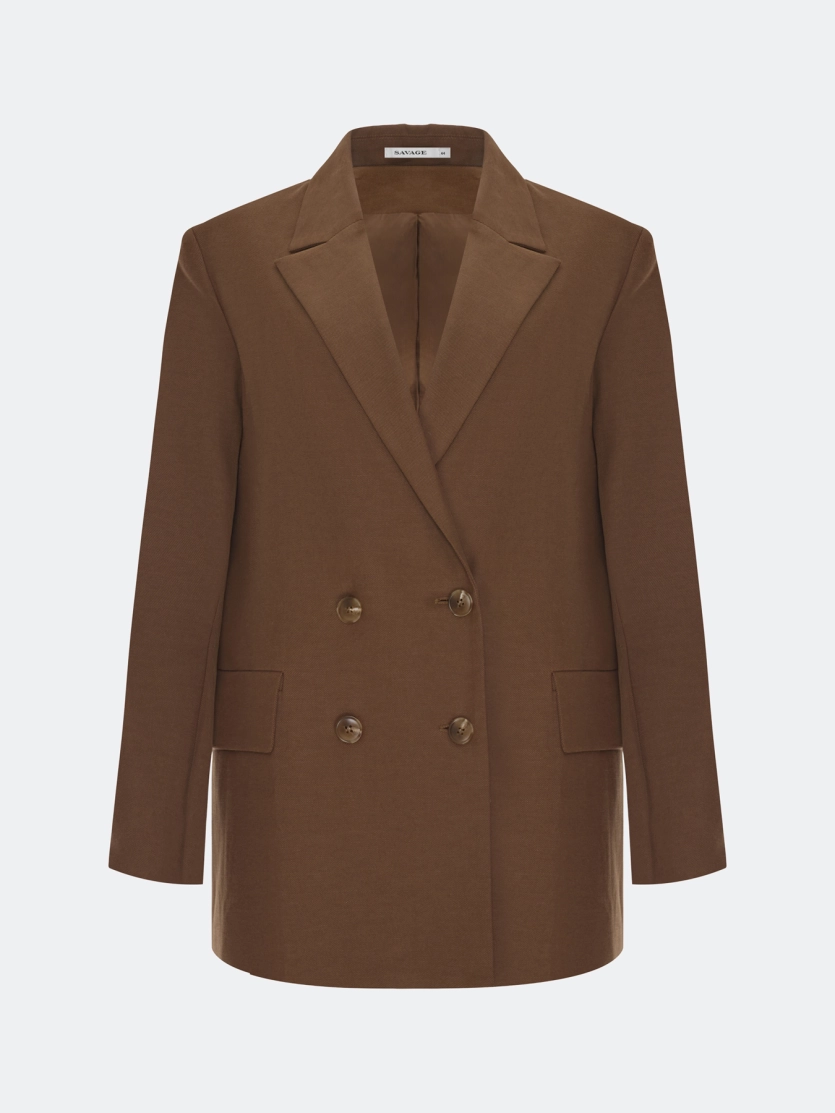 Жакет Oversize из тенселя