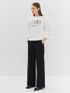 Oversize свитшот с вышивкой