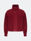 Oversize бомбер из искусственной замши