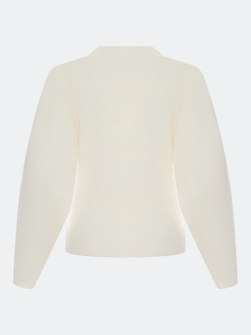 Кардиган с объемными рукавами