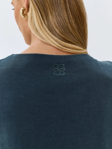 Трикотажный топ с декором