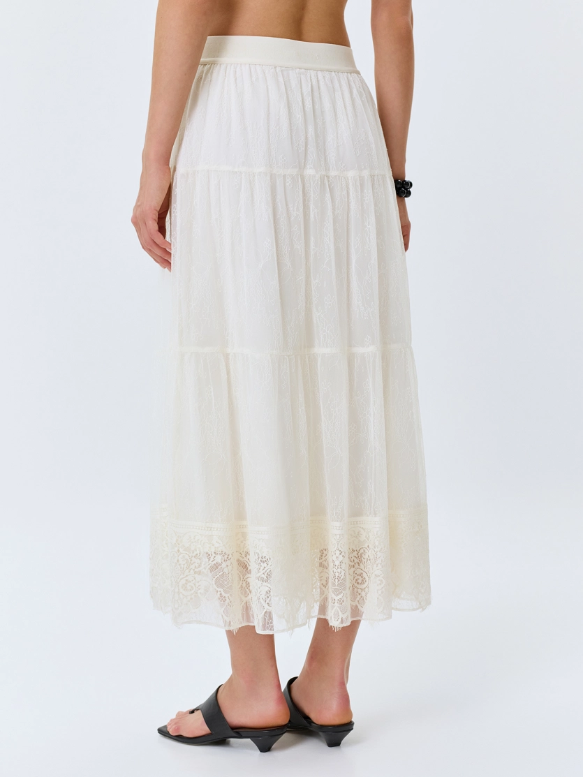 Юбка из тонкого кружева
