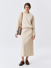 Трикотажная юбка А-силуэта